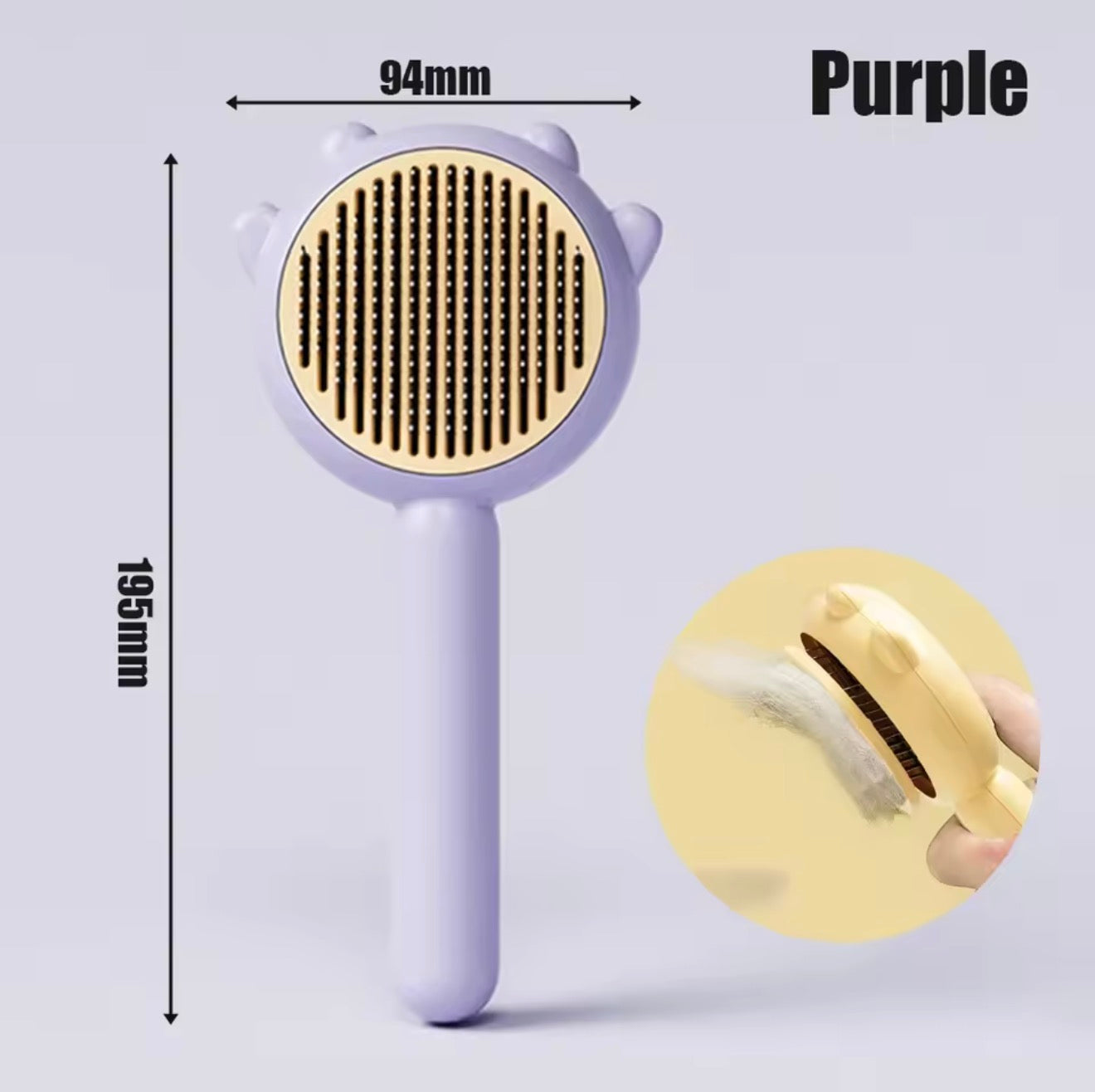 Self-Cleaning Pet Brush | Cats & Dogs