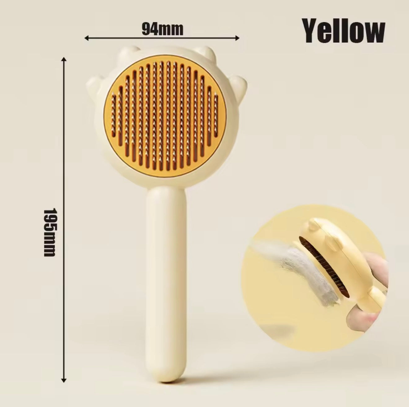 Self-Cleaning Pet Brush | Cats & Dogs